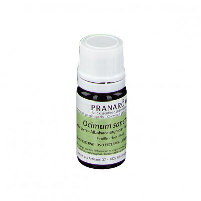 PRANAROM  Huile Essentielle de Basilic Sacr&eacute; 5 ml 5 ml