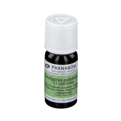 PRANAROM Pranar&ocirc;m Huile Essentielle Eucalyptus &agrave; Cryptone Bio 10ml