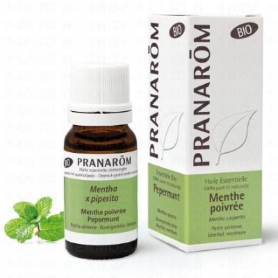 PRANAROM  Huile essentielle Menthe Poivr&eacute;e bio flacon 10ml