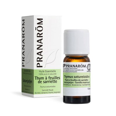 PRANAROM  Huile Essentielle Thym &agrave; Feuilles de Sarriette, 10 ml