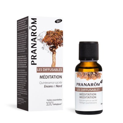 PRANAROM  Les diffusables m&eacute;ditation huiles essentielles bio 30ml