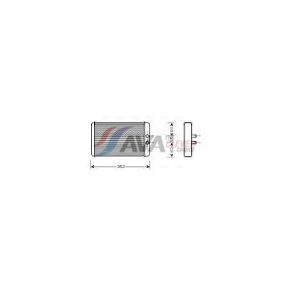 AVA QUALITY COOLING Prasco fta6265&nbsp;&eacute;changeur de chaleur, int&eacute;rieur chauffage