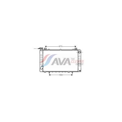 AVA DEUTSCHLAND GMBH Prasco&nbsp;-&nbsp;Radiateur, refroidissement du moteur PATROL GR I