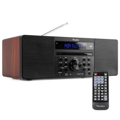 AUDIZIO Prato Radio Dab+ Et Lecteur Cd Avec Technologie Sans Fil Bluetooth
