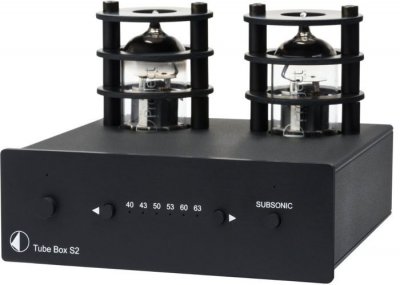 Pr&eacute;amplificateur Phono - Pro-Ject - Tube Box S2 - Noir