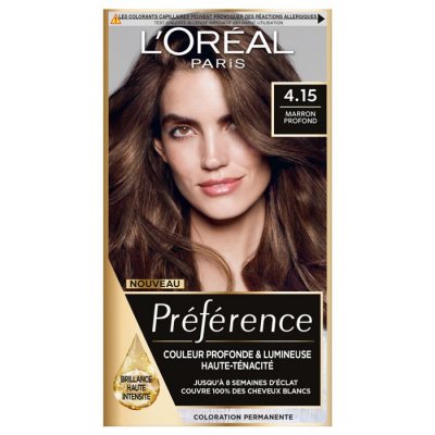 L OREAL PARIS Pr&eacute;f&eacute;rence Ch&acirc;tains - M   Caracas Marron Profond - L'Or&eacute;al Paris