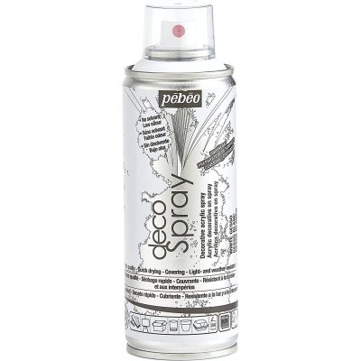 PEBEO Pr&eacute;parateur de surfaces DecoSpray - Gesso blanc - 200 ml