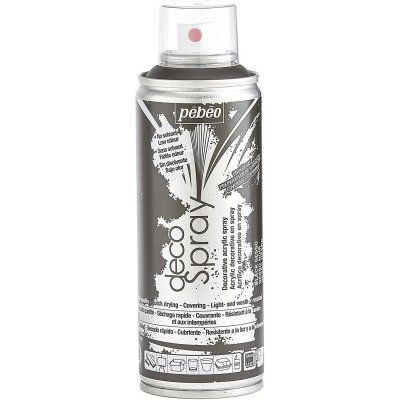 PEBEO Pr&eacute;parateur de surfaces DecoSpray - Gesso noir - 200 ml