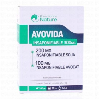 PHARMA NATURE PRESCRIPTION NATURE Avovida compl&eacute;ment alimentaire bo&icirc;te de 60 g&eacute;lules
