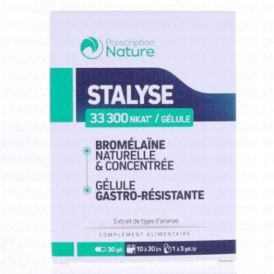 PRESCRIPTION NATURE  Stalyse - 30 g&eacute;lules