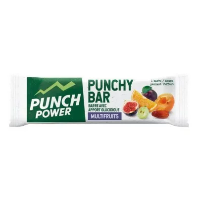 PUNCH POWER Pr&eacute;sentoir de 40 barres punchy bar  multifruit - 30g