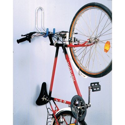 MOTTEZ Presentoir-support velo mural pour 1 velo a crochet fixation guidon