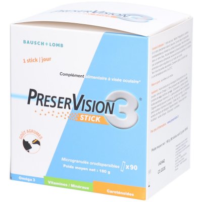 BAUSCH & LOMB PreserVision 3 90 Sticks
