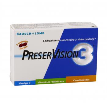 BAUSCHLOMB Pr&eacute;servision 3 compl&eacute;ment alimentaire 60 capsules