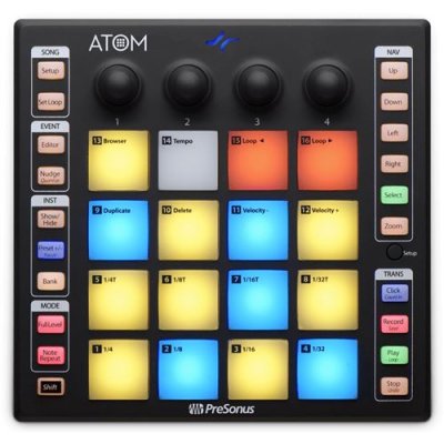 PRESONUS  ATOM1 - Contr&ocirc;leur Midi 16 pads RGB