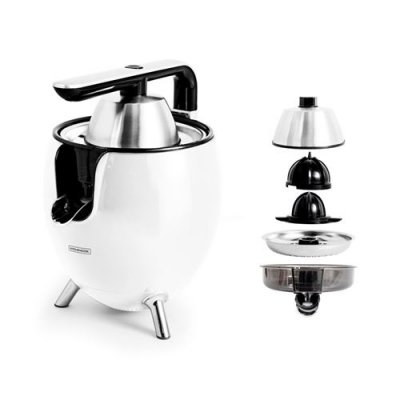 KITCHENCOOK Presse Agrume Electrique Avec Bras Articul&eacute; Presspod Blanc 
