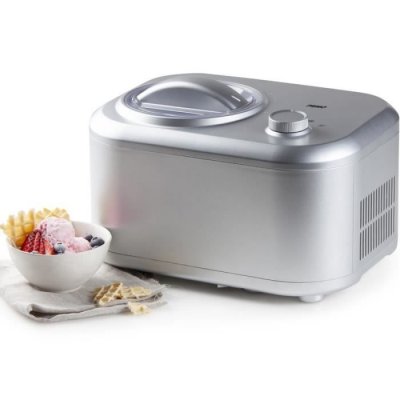 DOMO ELEKTRO PRIMO PR406IM Sorbeti&egrave;re - 1 L - Argent