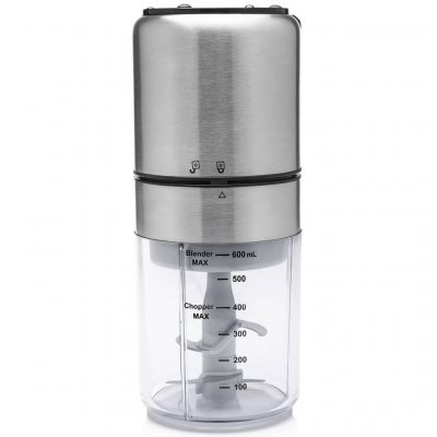PRINCESS  221080 - Hachoir mixeur - 0.5 litre - 350 Watt - argent 