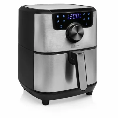 PRINCESS  Friteuse num&eacute;rique Deluxe 1500 W 4,5 L Argent&eacute; 