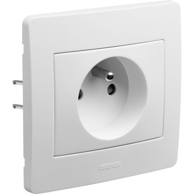 DEBFLEX Prise &agrave; encastrer diam2 prise 2p+t diam2 blanc 1 pi&egrave;ce(s) - 
