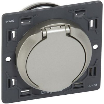 LEGRAND Prise aspi centralisee ss contact titane