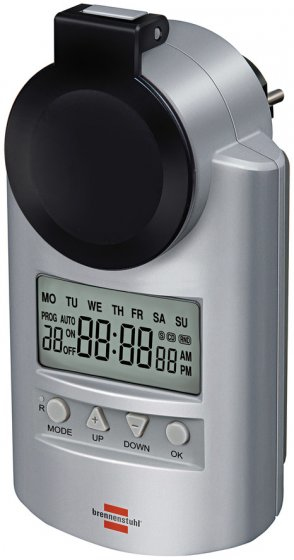 BRENNENSTUHL Prise avec terre et prise chargeur USB programmateurs 