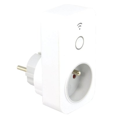 MCL Prise connect&eacute;e WiFi compatible Google Home et Amazon Alexa