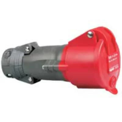 LEGRAND Prise droite femelle 16 Amp&egrave;res 3P+N+T IP44 rouge - Hypra 52284