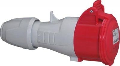 LEGRAND Prise Droite Femelle 16 Amp&egrave;res 3P+T Ip44 Rouge -  555108
