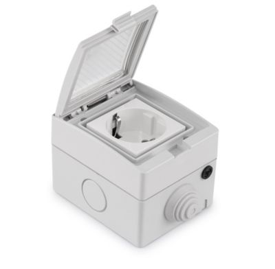 KONYKS Prise ext&eacute;rieure Wifi/Bluetooth 16A (EU Type F) , IP55