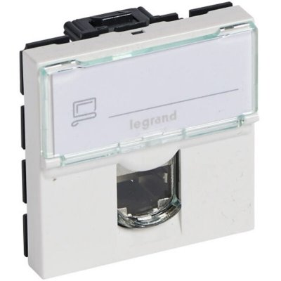 LEGRAND Prise murale RJ45 Cat5e  UTP 45X45