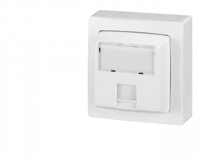 LEGRAND Prise RJ45 ASL cat&eacute;gorie5e FTP saillie blanc - 086061