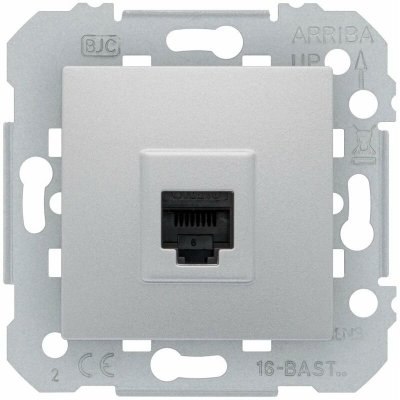 SIEMENS Prise RJ45 cat&eacute;gorie 6 silver Delta Viva 