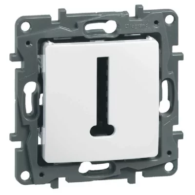LEGRAND Prise t&eacute;l&eacute;phone en t - nilo&eacute; one - blanc pur - 664768 - 