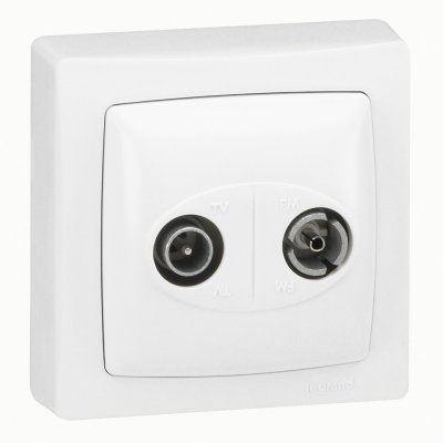 LEGRAND Prise TV/FM ASL 860 MHz blanc  086045
