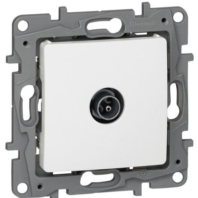 LEGRAND Prise TV NILO&Eacute; simple m&acirc;le &eacute;toile blind&eacute;e - 664751