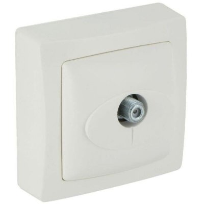 LEGRAND Prise TV pour satellite pour moulure Appareillage Saillie - Blanc