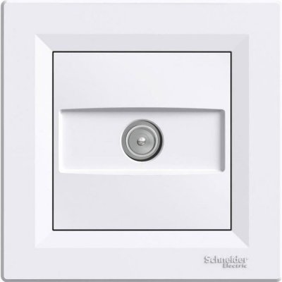 SCHNEIDER ELECTRIC Prise TV simple Asfora Blanc 