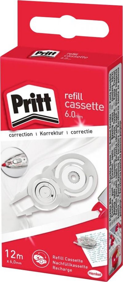 PRITT   recharge refill flex 970, (l)6,0 mm x (l)12 m noir