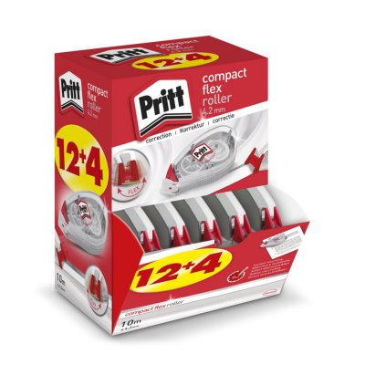 PRITT   roller correcteur compact flex, multi pack 16 noir