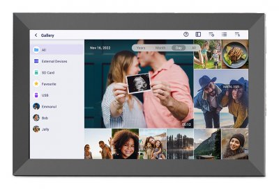 PRIXTON  Prado Xl Cadre Photos Num&eacute;riques Noir 39,6 Cm (15.6"") &Eacute;cran Tactile Wifi