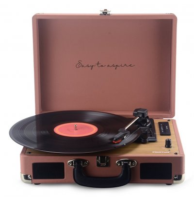 PRIXTON  Vc400 Tourne-disque &Agrave; Entra&icirc;nement Direct Moka