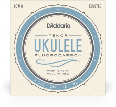 D ADDARIO AND CO Pro Art&eacute; Carbon EJ99TLG - Jeu de cordes ukul&eacute;l&eacute; T&eacute;nor sol grave