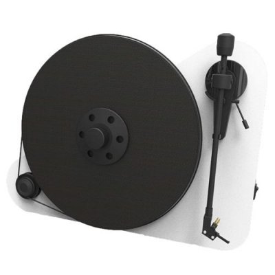 PRO JECT Pro-Ject VTE Tourne-Disque &agrave; positionnement Verticale, Droite, Blanc
