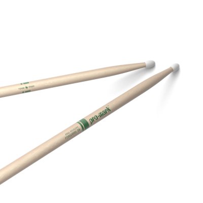 PRO MARK Pro-Mark TXR2BN - Baguettes The Naturalen Hickory 2B, olive en nylon
