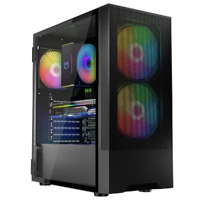 VIST PRO PC Gaming Intel Core i5 12400F - RAM 16Go - NVIDIA GeForce RTX 3050 - SSD 1To - Windows 10 Pro