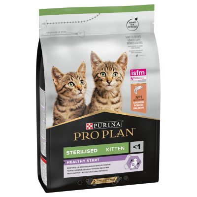 PRO PLAN  Aliment St&eacute;rilis&eacute; Optistart Riche en Saumon pour Chat 3 kg