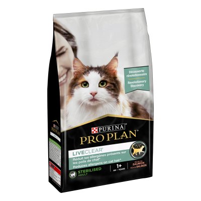PRO PLAN  LiveClear Sterilised Adult saumon - lot % : 2 x 1,4 kg