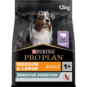 PRO PLAN  Medium & Large Adult Sans Grains Dinde pour chien 12 kg 