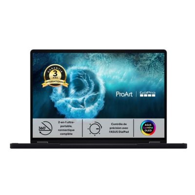 ASUS ProArt GoPro Edition PX13 HN7306EAC 13"" OLED Ecran tactile AMD Ryzen 9 128 Go RAM 2 To SSD Noir